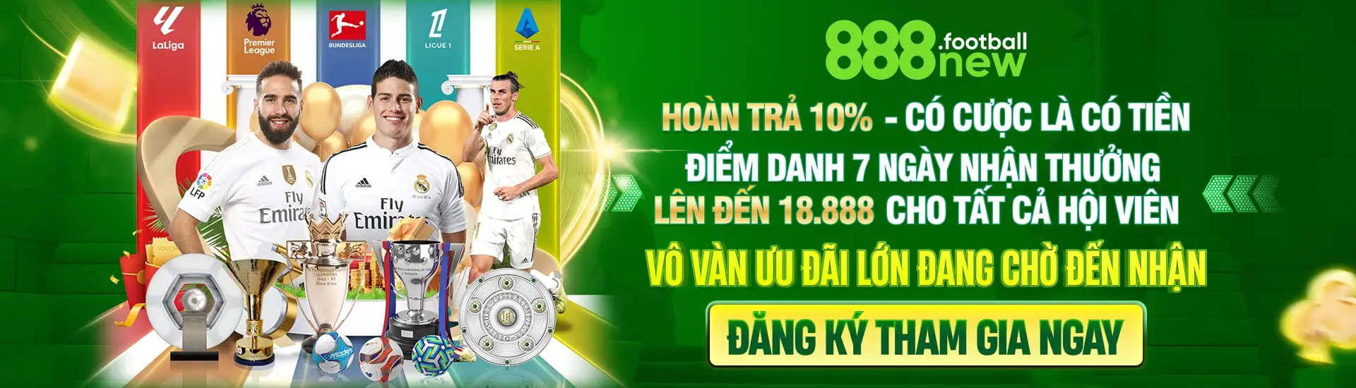 Chính sách hoàn trả 888NEW lên đến 10%